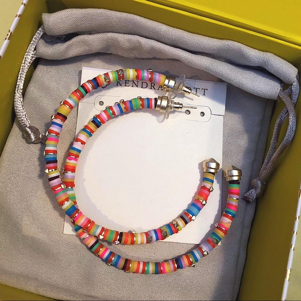 KS Reece Neon Mix Large Hoops